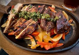 Veracruz Restaurant signature dishes Wood Grilled FajitasCeviche VeracruzDip Trio